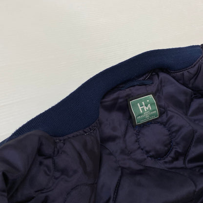 【中古品】【メンズ】 HOPE MFG ホープ マニュファクチャリング EMAR ZIP MA-1 MADE IN USA エマール ジップ アウター ジャケット アメリカ製 145-260803-ss-06-tei サイズ：XL/※袖テープ使用感あり カラー：ネイビー 万代Net店