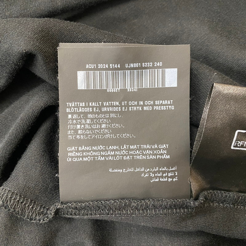【中古品】【メンズ】 PRADA プラダ TRIANGLE LOGO S/S TEE UJN861 S232 トライアングルロゴ ショートスリーブ Tシャツ 半袖トップス 141-260803-ss-03-tei サイズ：S カラー：ブラック 万代Net店