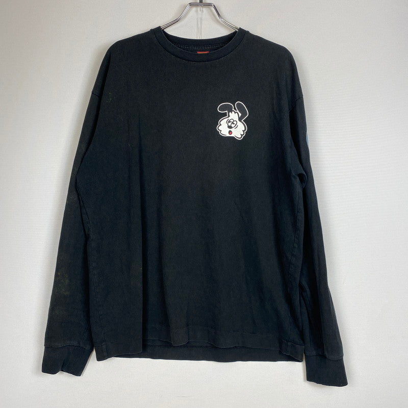 【現状渡し品】【メンズ】 HUMAN MADE ヒューマンメイド × VERDY ヴェルディ 別注コラボ VICK L/S T-SHIRT ヴィック ロングスリーブTシャツ 長袖トップス 142-260803-ss-04-tei サイズ：XL カラー：ブラック 万代Net店
