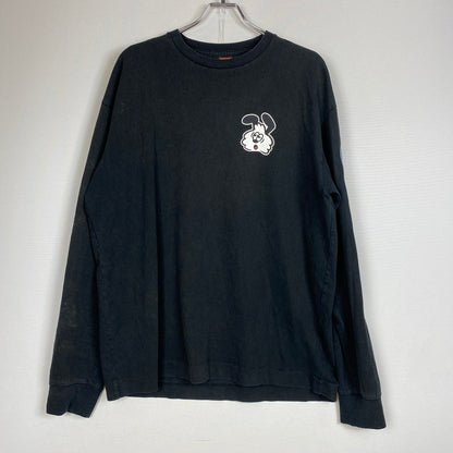 【現状渡し品】【メンズ】 HUMAN MADE ヒューマンメイド × VERDY ヴェルディ 別注コラボ VICK L/S T-SHIRT ヴィック ロングスリーブTシャツ 長袖トップス 142-260803-ss-04-tei サイズ：XL カラー：ブラック 万代Net店