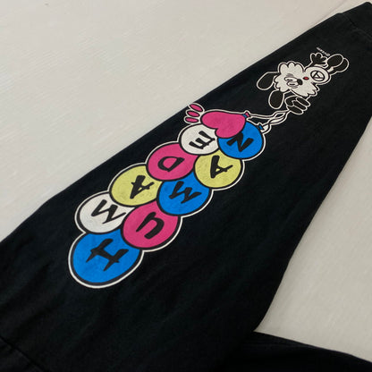 【現状渡し品】【メンズ】 HUMAN MADE ヒューマンメイド × VERDY ヴェルディ 別注コラボ VICK L/S T-SHIRT ヴィック ロングスリーブTシャツ 長袖トップス 142-260803-ss-04-tei サイズ：XL カラー：ブラック 万代Net店