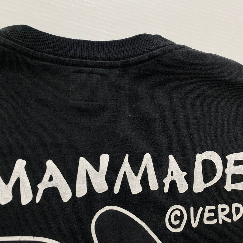 【現状渡し品】【メンズ】 HUMAN MADE ヒューマンメイド × VERDY ヴェルディ 別注コラボ VICK L/S T-SHIRT ヴィック ロングスリーブTシャツ 長袖トップス 142-260803-ss-04-tei サイズ：XL カラー：ブラック 万代Net店