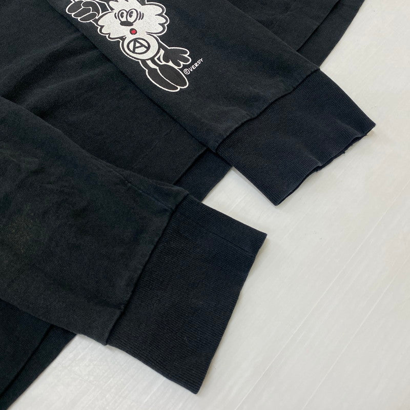【現状渡し品】【メンズ】 HUMAN MADE ヒューマンメイド × VERDY ヴェルディ 別注コラボ VICK L/S T-SHIRT ヴィック ロングスリーブTシャツ 長袖トップス 142-260803-ss-04-tei サイズ：XL カラー：ブラック 万代Net店
