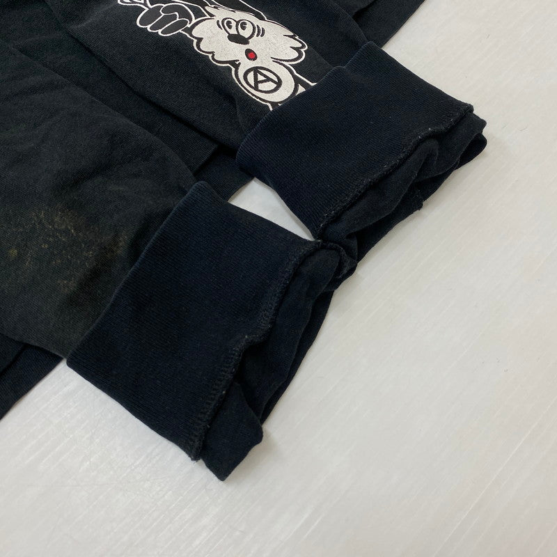 【現状渡し品】【メンズ】 HUMAN MADE ヒューマンメイド × VERDY ヴェルディ 別注コラボ VICK L/S T-SHIRT ヴィック ロングスリーブTシャツ 長袖トップス 142-260803-ss-04-tei サイズ：XL カラー：ブラック 万代Net店