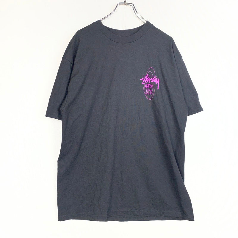 【中古品】【メンズ】 STUSSY ステューシー ART IS LIFE VENUS S/S TEE アートイズライフヴィーナス ショートスリーブTシャツ 半袖トップス 142-260803-ss-01-tei サイズ：L カラー：ブラック 万代Net店