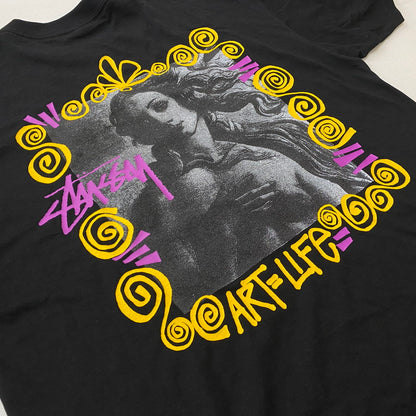 【中古品】【メンズ】 STUSSY ステューシー ART IS LIFE VENUS S/S TEE アートイズライフヴィーナス ショートスリーブTシャツ 半袖トップス 142-260803-ss-01-tei サイズ：L カラー：ブラック 万代Net店