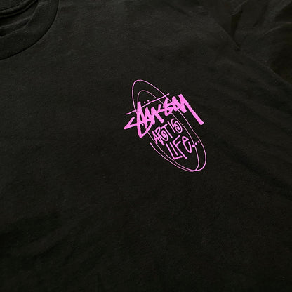 【中古品】【メンズ】 STUSSY ステューシー ART IS LIFE VENUS S/S TEE アートイズライフヴィーナス ショートスリーブTシャツ 半袖トップス 142-260803-ss-01-tei サイズ：L カラー：ブラック 万代Net店
