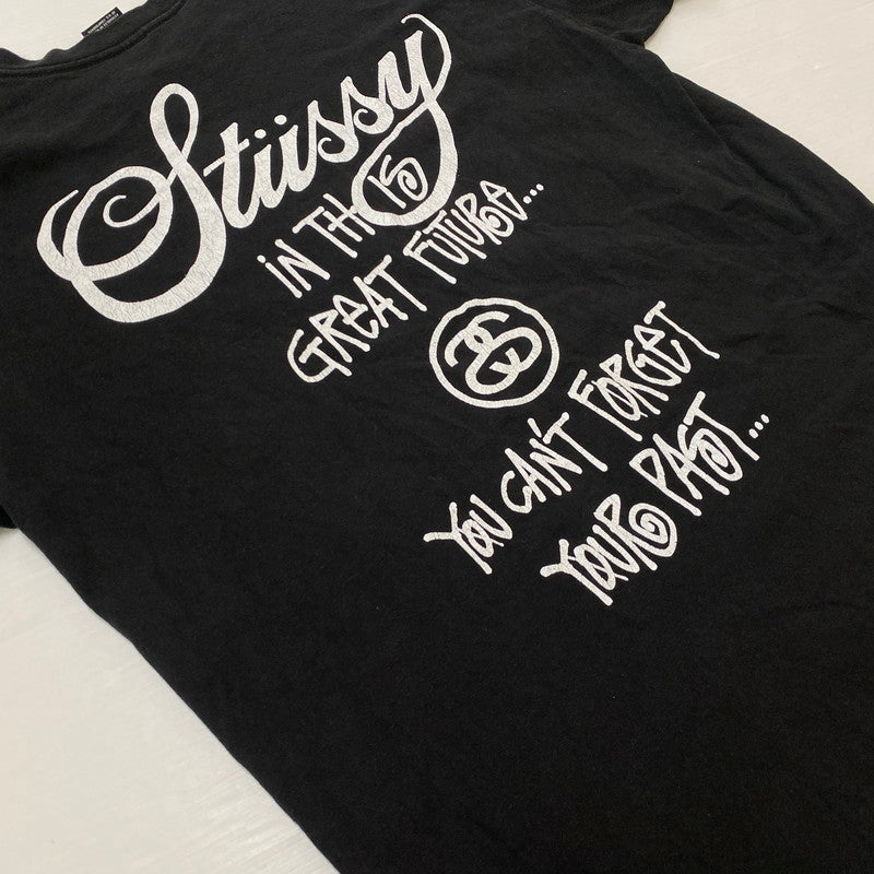 【中古品】【メンズ】 STUSSY ステューシー PHOTO WORLD TOUR S/S TEE フォトワールドツアー ショートスリーブTシャツ 半袖トップス 142-260803-ss-02-tei サイズ：L カラー：ブラック 万代Net店