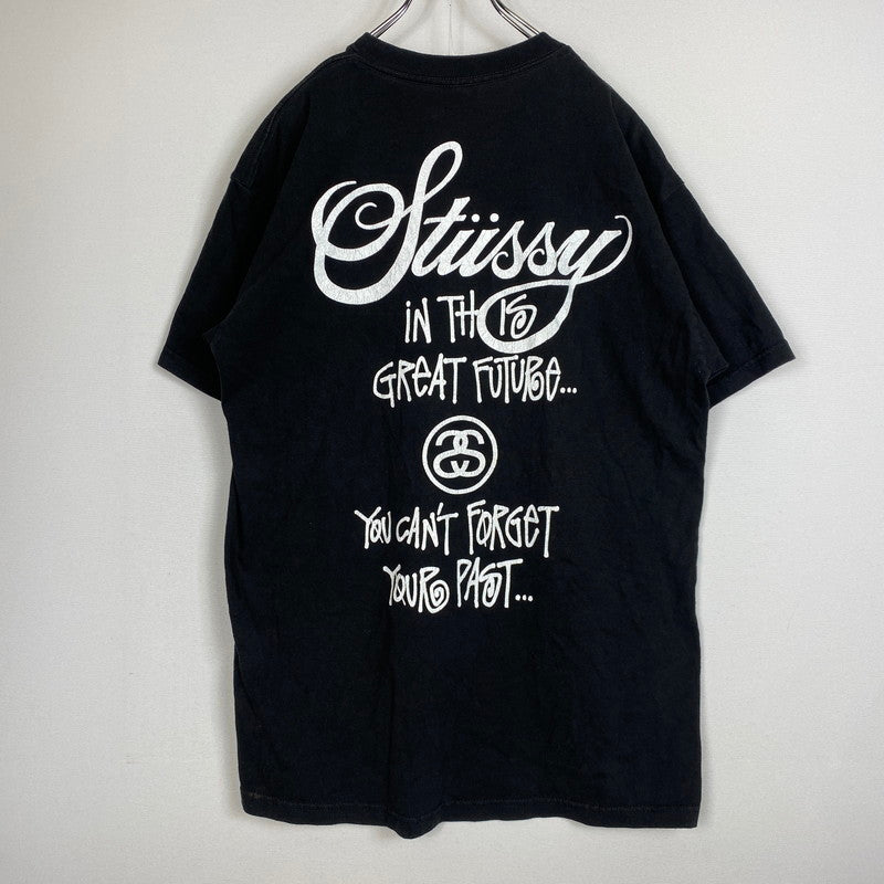 【中古品】【メンズ】 STUSSY ステューシー PHOTO WORLD TOUR S/S TEE フォトワールドツアー ショートスリーブTシャツ 半袖トップス 142-260803-ss-02-tei サイズ：L カラー：ブラック 万代Net店