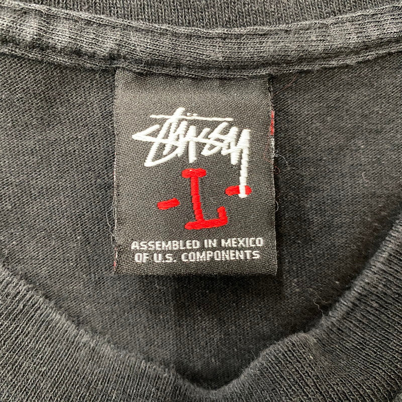 【中古品】【メンズ】 STUSSY ステューシー PHOTO WORLD TOUR S/S TEE フォトワールドツアー ショートスリーブTシャツ 半袖トップス 142-260803-ss-02-tei サイズ：L カラー：ブラック 万代Net店