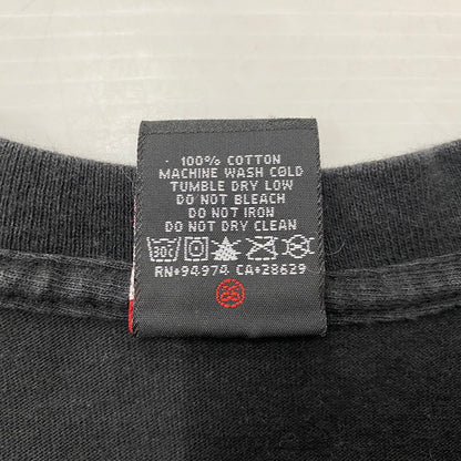 【中古品】【メンズ】 STUSSY ステューシー PHOTO WORLD TOUR S/S TEE フォトワールドツアー ショートスリーブTシャツ 半袖トップス 142-260803-ss-02-tei サイズ：L カラー：ブラック 万代Net店