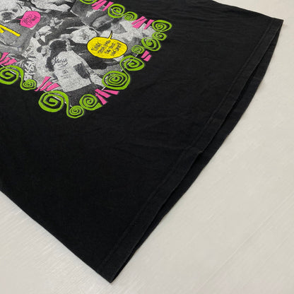 【中古品】【メンズ】 STUSSY ステューシー PHOTO WORLD TOUR S/S TEE フォトワールドツアー ショートスリーブTシャツ 半袖トップス 142-260803-ss-02-tei サイズ：L カラー：ブラック 万代Net店