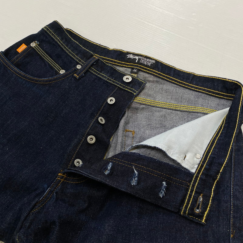 【中古品】【メンズ】 STUSSY ステューシー ROUGH RUGGED DENIM PANTS ラフ ラギッド デニムパンツ ボトムス ジーンズ 142-260803-ss-08-tei サイズ：32 カラー：インディゴ 万代Net店