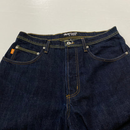 【中古品】【メンズ】 STUSSY ステューシー ROUGH RUGGED DENIM PANTS ラフ ラギッド デニムパンツ ボトムス ジーンズ 142-260803-ss-08-tei サイズ：32 カラー：インディゴ 万代Net店