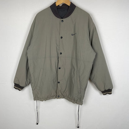 【中古品】【メンズ】 NIKE ナイキ 90’s REVERSIBLE PUFF JACKET リバーシブル パフ ジャケット アウター 148-260901-sa-25-teih サイズ：M カラー：グレー 万代Net店