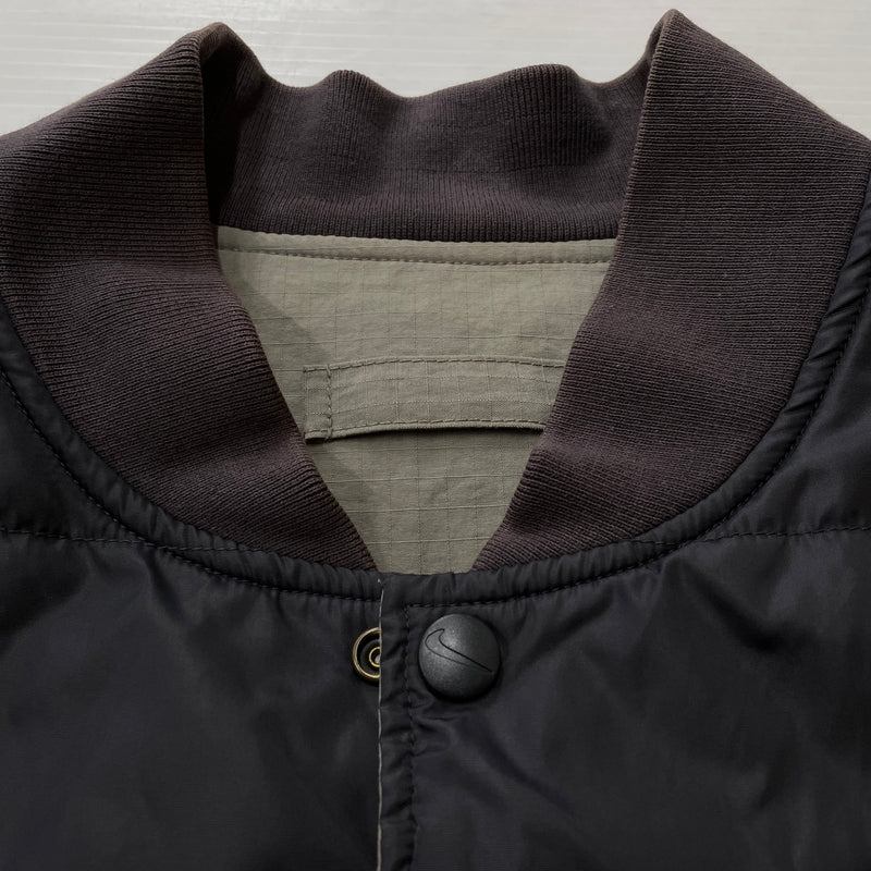 【中古品】【メンズ】 NIKE ナイキ 90’s REVERSIBLE PUFF JACKET リバーシブル パフ ジャケット アウター 148-260901-sa-25-teih サイズ：M カラー：グレー 万代Net店