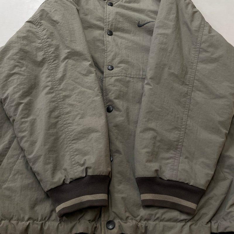 【中古品】【メンズ】 NIKE ナイキ 90’s REVERSIBLE PUFF JACKET リバーシブル パフ ジャケット アウター 148-260901-sa-25-teih サイズ：M カラー：グレー 万代Net店