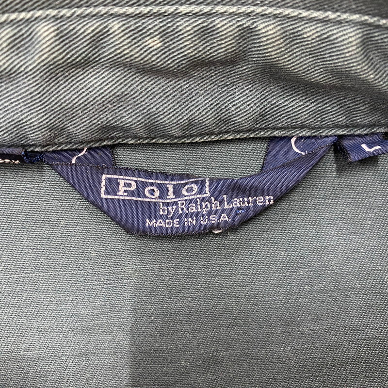 【中古品】【メンズ】 Polo Ralph Lauren ポロ・ラルフローレン 90‘s HARRINGTON JACKET VINTAGE 90年代 ハリントンジャケット アウター ヴィンテージ 147-260803-ss-05-tei サイズ：L カラー：グリーン 万代Net店
