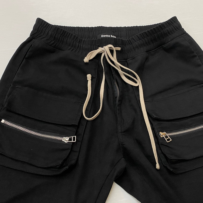 【中古品】【メンズ】 DankeSchon ダンケシェーン FLAP POCKET ZIP CARGO PANTS 23A-PTL033-DS フラップポケット ジップカーゴパンツ ボトムス 153-260803-ss-07-tei サイズ：32 カラー：ブラック 万代Net店