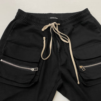【中古品】【メンズ】 DankeSchon ダンケシェーン FLAP POCKET ZIP CARGO PANTS 23A-PTL033-DS フラップポケット ジップカーゴパンツ ボトムス 153-260803-ss-07-tei サイズ：32 カラー：ブラック 万代Net店