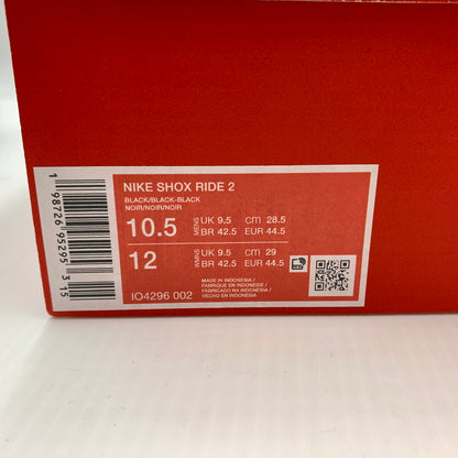 【中古品】【メンズ】 NIKE ナイキ SHOX RIDE 2 TRIPLE BLACK IO4296-002 ショックス ライド2 トリプルブラック スニーカー 靴 シューズ 160-260801-ko-16-tei サイズ：28.5cm カラー：ブラック 万代Net店