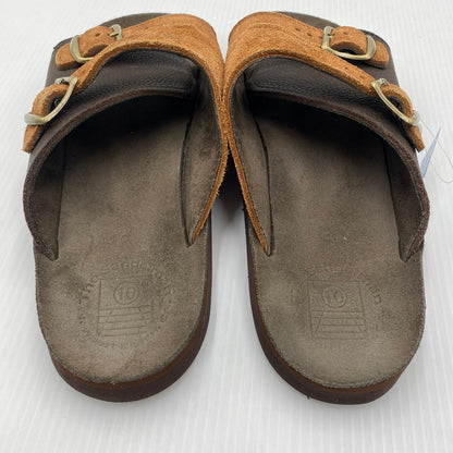 【中古品】【メンズ】 SANDALMAN サンダルマン × CONEY ISLAND コニーアイランド ダブルバックルサンダル ブラウン DOUBLE BUCKLE SANDAL 本体のみ 164-260801-nm-10-tei サイズ：28cm カラー：ブラウン 万代Net店