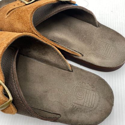 【中古品】【メンズ】 SANDALMAN サンダルマン × CONEY ISLAND コニーアイランド ダブルバックルサンダル ブラウン DOUBLE BUCKLE SANDAL 本体のみ 164-260801-nm-10-tei サイズ：28cm カラー：ブラウン 万代Net店