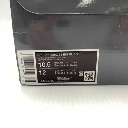 【中古品】【メンズ】 NIKE ナイキ AIR MAX 95 BIG BUBBLE NEON YELLOW HM4740-001 エアマックス95 OG ビッグバブル スニーカー 靴 シューズ 160-260801-ko-12-tei サイズ：28.5cm カラー：ネオンイエロー/イエローグラデ 万代Net店