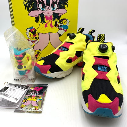 【中古品】【メンズ】 Reebok リーボック INSTAPUMP FURY 94 GRAPE BRAIN 100270947 インスタポンプフューリー94 グレイプブレイン スニーカー 靴 怪獣ポンプソフビ 162-260801-ko-17-tei サイズ：28.5cm カラー：イエロー 万代Net店