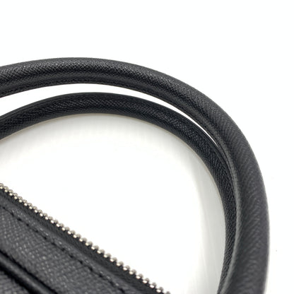【中古品】【メンズ】 COACH コーチ CEF41 SV/BK イーサン ラージ ブリーフ カバン ショルダーバッグ クロスグレイン レザー 188-260801-ko-01-tei カラー：ブラック 万代Net店