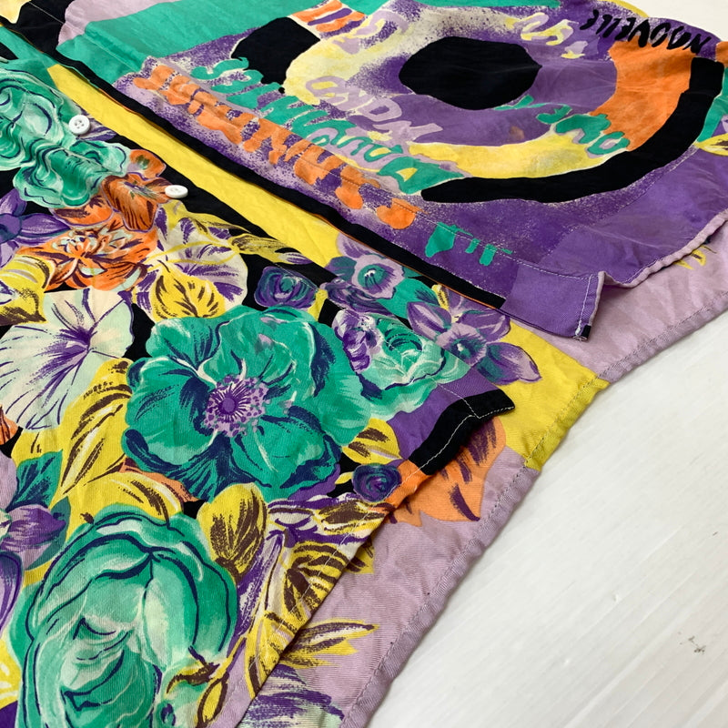 【現状渡し品】【メンズ】 V2 BY VERSACE ブイ2 バイ ヴェルサーチ ALL-OVER PATTERN L/S SHIRT オールオーバーパターン ロングスリーブ シャツ 長袖 トップス 141-260808-ko-09-tei サイズ：M カラー：総柄 万代Net店