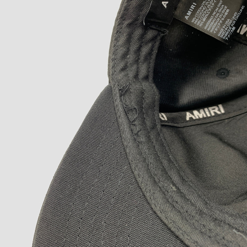 【中古品】【メンズ】 AMIRI アミリ MA LOGO COTTON CAP エムエーロゴ コットンキャップ 帽子 185-260801-ko-02-tei カラー：ブラック 万代Net店