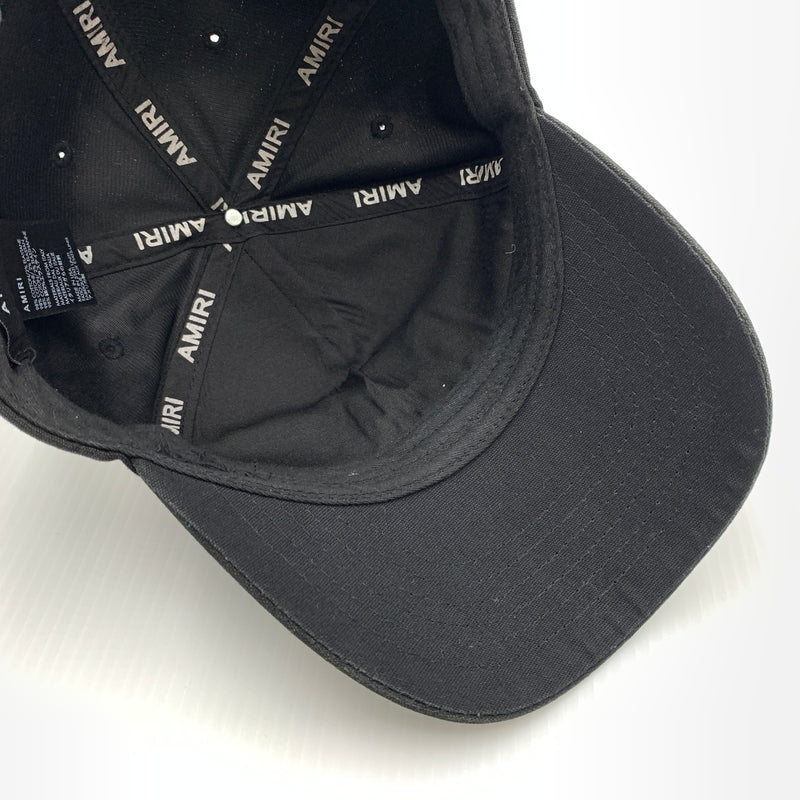 【中古品】【メンズ】 AMIRI アミリ MA LOGO COTTON CAP エムエーロゴ コットンキャップ 帽子 185-260801-ko-02-tei カラー：ブラック 万代Net店