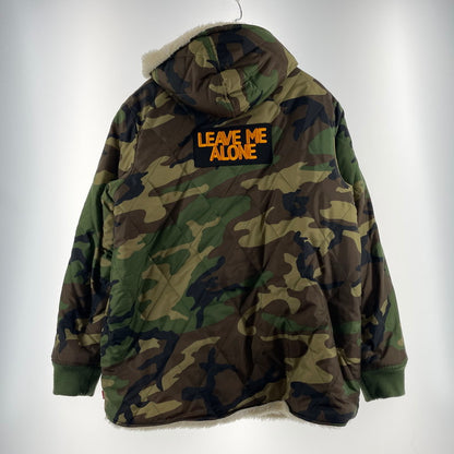 【中古品】【メンズ】 SUPREME シュプリーム 17AW REVERSIBLE SHERPA WORK PARKA リバーシブル シェルパ ワークジャケット アウター 149-260801-yo-08-tei サイズ：M カラー：カモ柄/ホワイト 万代Net店