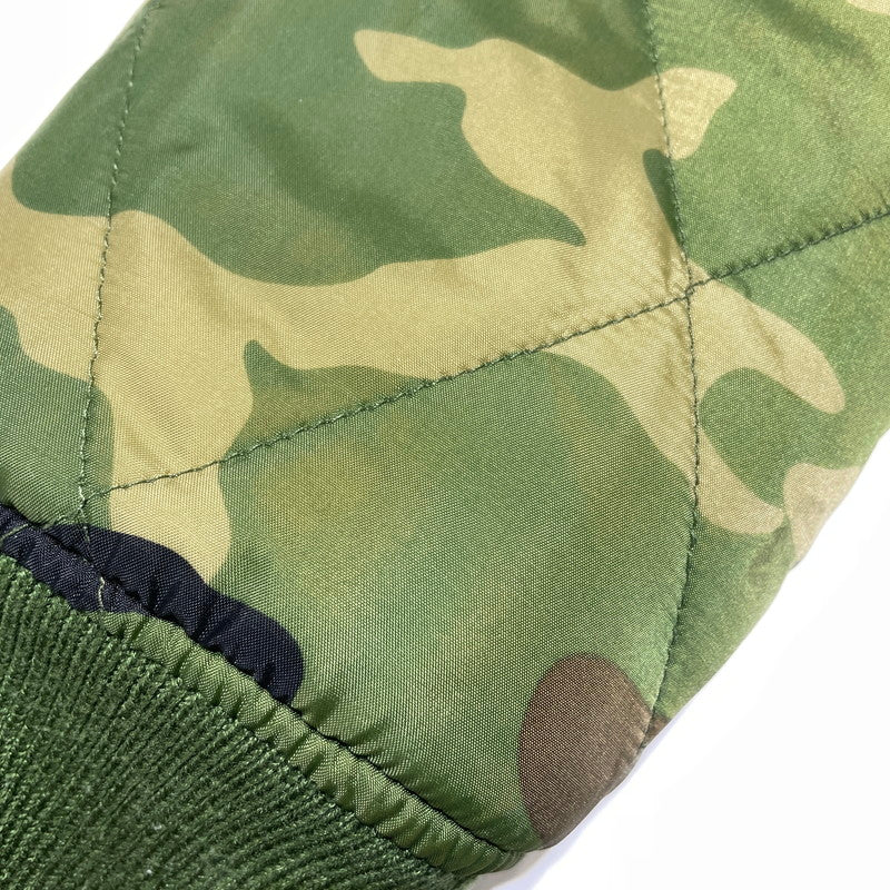 【中古品】【メンズ】 SUPREME シュプリーム 17AW REVERSIBLE SHERPA WORK PARKA リバーシブル シェルパ ワークジャケット アウター 149-260801-yo-08-tei サイズ：M カラー：カモ柄/ホワイト 万代Net店