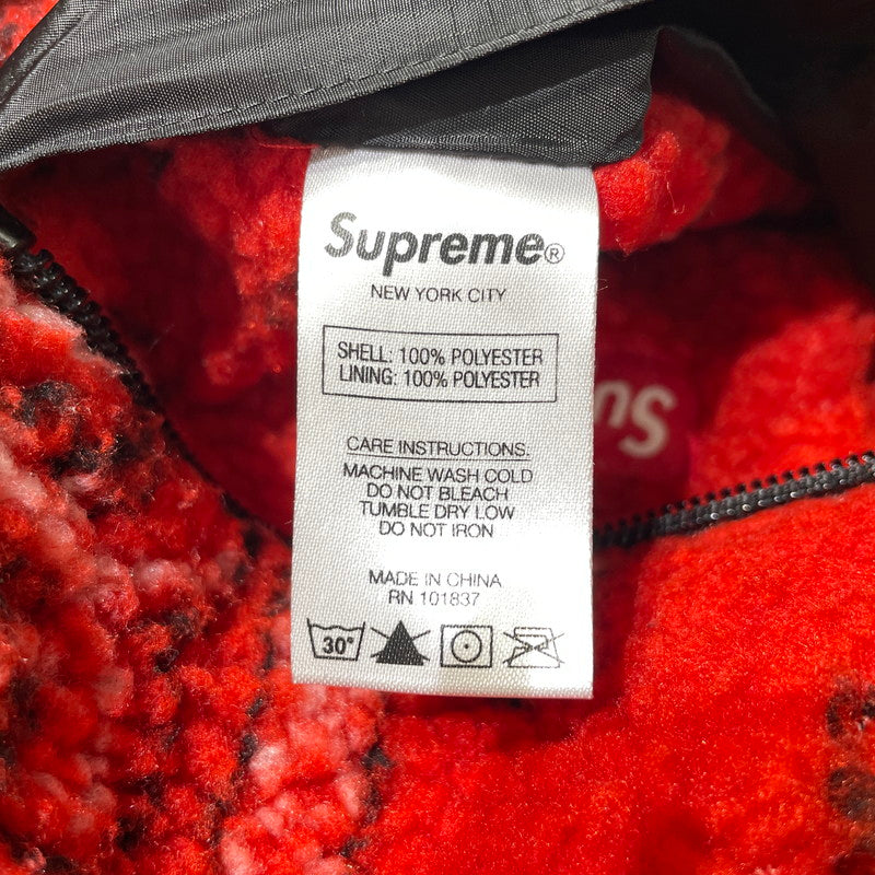 【中古品】【メンズ】 SUPREME シュプリーム 19AW REVERSIBLE BANDANA FLEECE JACKET リバーシブル バンダナ フリース ジャケット ライトアウター 149-260801-yo-12-tei サイズ：M カラー：レッド/ブラック 万代Net店
