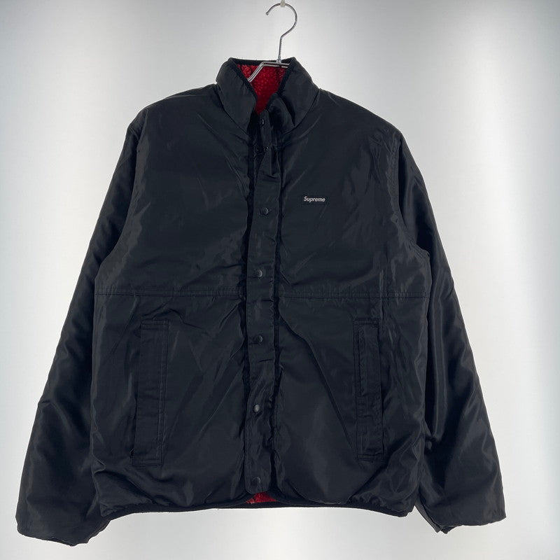 【中古品】【メンズ】 SUPREME シュプリーム 19AW REVERSIBLE BANDANA FLEECE JACKET リバーシブル バンダナ フリース ジャケット ライトアウター 149-260801-yo-12-tei サイズ：M カラー：レッド/ブラック 万代Net店
