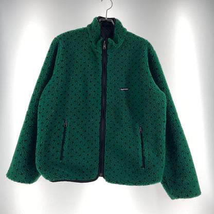 【中古品】【メンズ】 SUPREME シュプリーム 11AW REVERSIBLE FLEECE JACKET リバーシブル フリース ジャケット ライトアウター 149-260801-yo-13-tei サイズ：M カラー：グリーン/ブラック 万代Net店