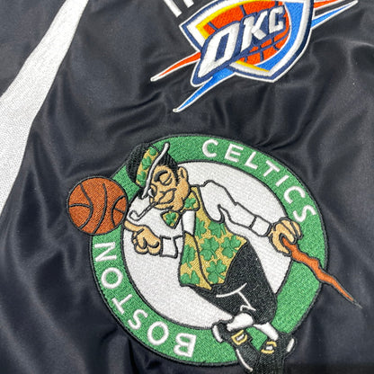 【中古品】【メンズ】 SUPREME シュプリーム× NIKE ナイキ × NBA TEAMS NBAチーム 別注コラボ 18SS WARM-UP JACKET ウォームアップ ジャケット アウター 149-260801-yo-09-tei サイズ：S カラー：ブラック 万代Net店
