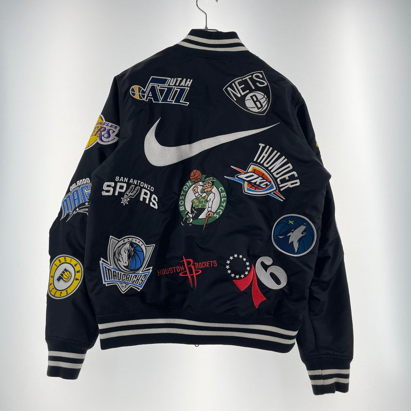 【中古品】【メンズ】 SUPREME シュプリーム× NIKE ナイキ × NBA TEAMS NBAチーム 別注コラボ 18SS WARM-UP JACKET ウォームアップ ジャケット アウター 149-260801-yo-09-tei サイズ：S カラー：ブラック 万代Net店