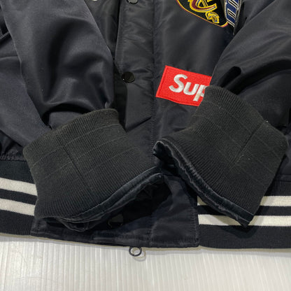 【中古品】【メンズ】 SUPREME シュプリーム× NIKE ナイキ × NBA TEAMS NBAチーム 別注コラボ 18SS WARM-UP JACKET ウォームアップ ジャケット アウター 149-260801-yo-09-tei サイズ：S カラー：ブラック 万代Net店