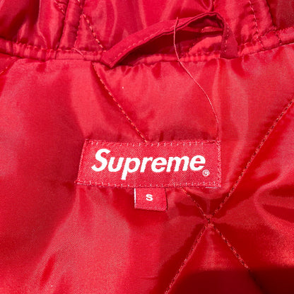【中古品】【メンズ】 SUPREME シュプリーム 18AW ZIG ZAG STITCH PUFFY JACKET ジグザグステッチ パフィ ジャケット アウター 149-260801-yo-07-tei サイズ：S カラー：レッド 万代Net店