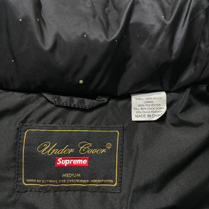 【中古品】【メンズ】 SUPREME シュプリーム × UNDERCOVER アンダーカバー × PUBLIC ENEMY パブリックエネミー 別注コラボ 18SS PUFFY JACKET パフィ ジャケット アウター 149-260801-yo-06-tei サイズ：M カラー：柄 万代Net店