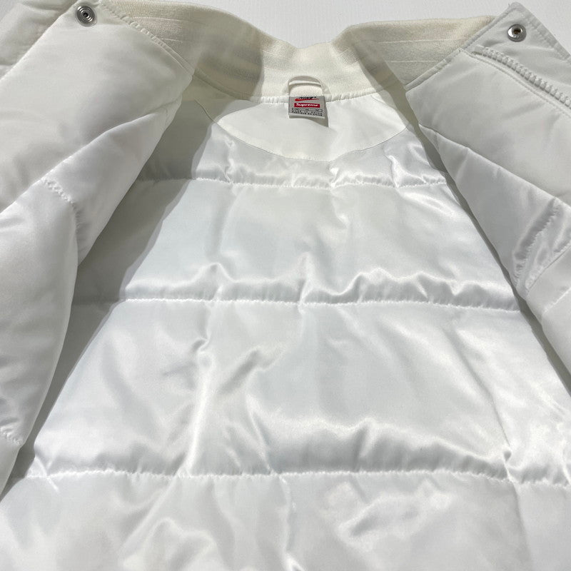 【中古品】【メンズ】 SUPREME シュプリーム× NIKE ナイキ × NBA TEAMS NBAチーム 別注コラボ 18SS WARM-UP JACKET ウォームアップ ジャケット アウター 149-260801-yo-11-tei サイズ：M カラー：ホワイト 万代Net店
