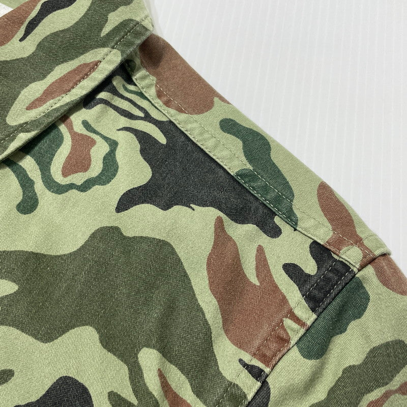 【中古品】【メンズ】 SUPREME シュプリーム 13SS UTILITY SHIRT JACKET ユーティリティ シャツジャケット ライトアウター 149-260801-yo-15-tei サイズ：S カラー：カモ柄 万代Net店