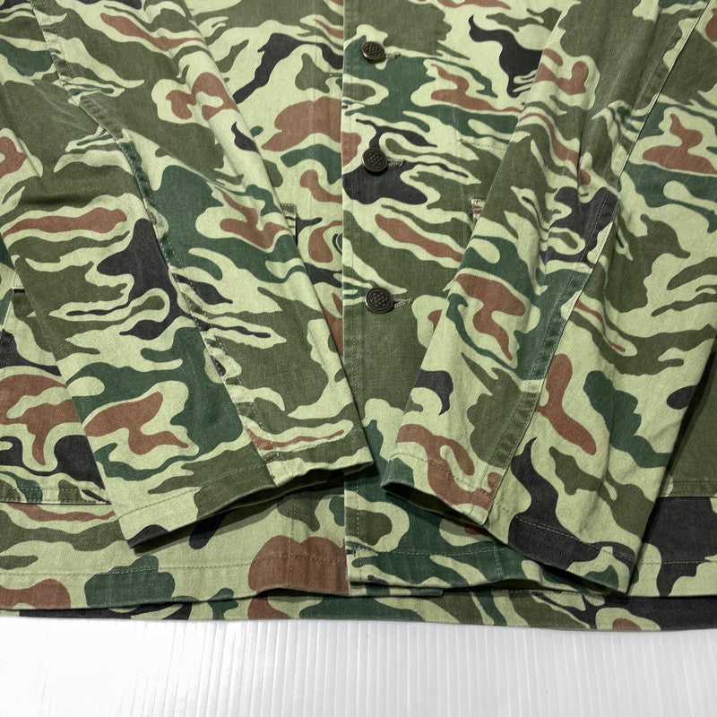 【中古品】【メンズ】 SUPREME シュプリーム 13SS UTILITY SHIRT JACKET ユーティリティ シャツジャケット ライトアウター 149-260801-yo-15-tei サイズ：S カラー：カモ柄 万代Net店