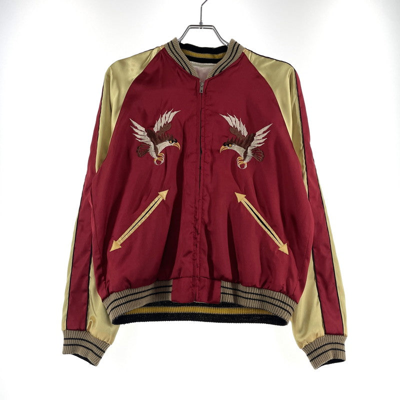 【中古品】【メンズ】 TAYLOR TOYO テーラー東洋 REVERSIBLE SOUVENIR JACKET TT10930 リバーシブル スーベニアジャケット ライトアウター 沖縄 145-260801-yo-02-tei サイズ：M カラー：レッド/ホワイト 万代Net店