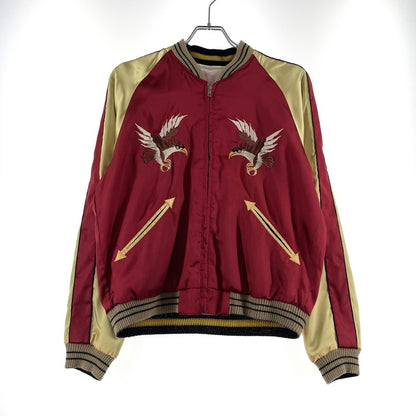 【中古品】【メンズ】 TAYLOR TOYO テーラー東洋 REVERSIBLE SOUVENIR JACKET TT10930 リバーシブル スーベニアジャケット ライトアウター 沖縄 145-260801-yo-02-tei サイズ：M カラー：レッド/ホワイト 万代Net店