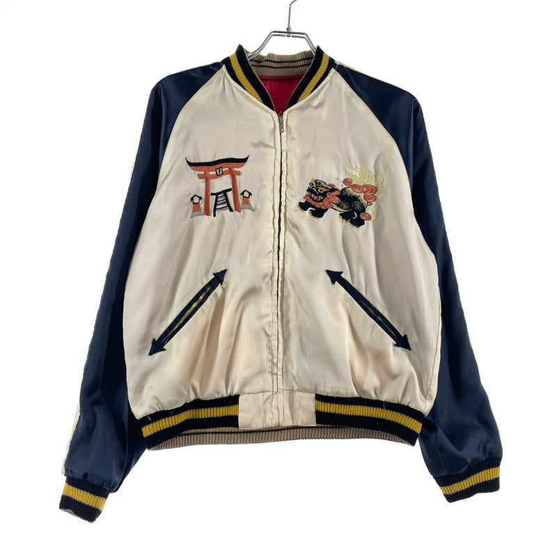 【中古品】【メンズ】 TAYLOR TOYO テーラー東洋 REVERSIBLE SOUVENIR JACKET TT10930 リバーシブル スーベニアジャケット ライトアウター 沖縄 145-260801-yo-02-tei サイズ：M カラー：レッド/ホワイト 万代Net店