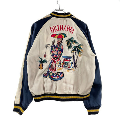【中古品】【メンズ】 TAYLOR TOYO テーラー東洋 REVERSIBLE SOUVENIR JACKET TT10930 リバーシブル スーベニアジャケット ライトアウター 沖縄 145-260801-yo-02-tei サイズ：M カラー：レッド/ホワイト 万代Net店